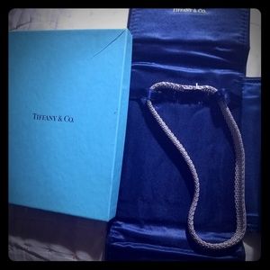Tiffany&co Somerset silver mesh necklace